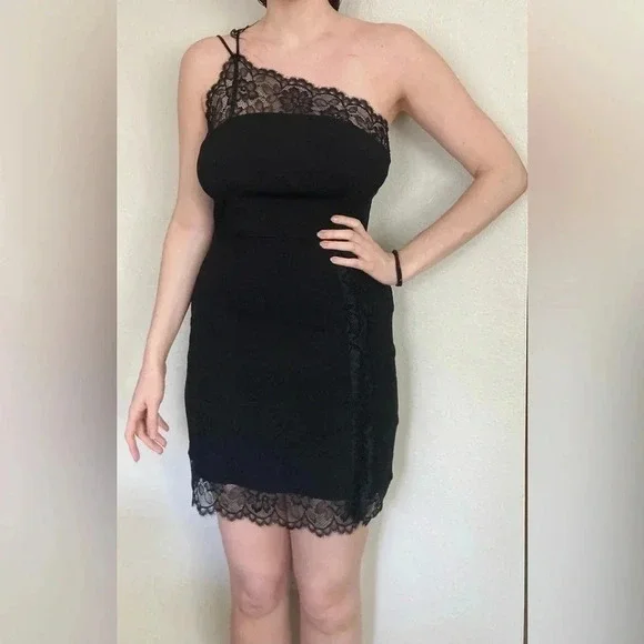 NWT Intimately Free People Sexy Black Slip Dress Size Fits Medium Tagged Large - Picture 2 of 8